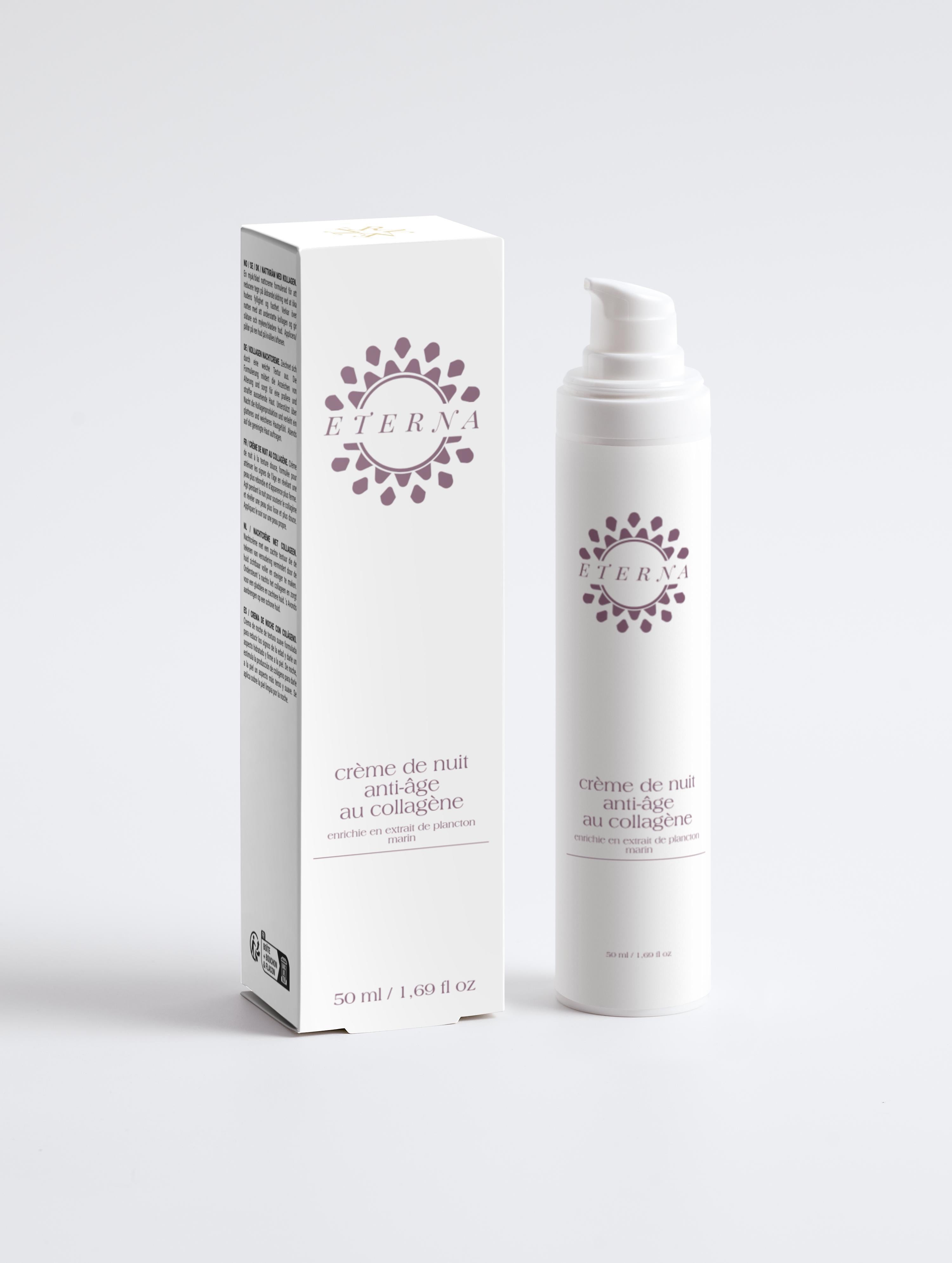 Eterna -crème de nuit Anti-Âge au collagène